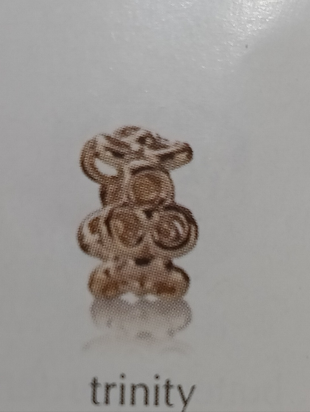 Two Pandora 14k Solid Gold Vintage Trinity Spacers - Picture 5 of 5